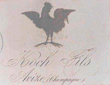 Les dirigeants du Champagne Koch à la Une 1890